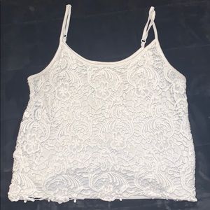 Lace crap ladies tank